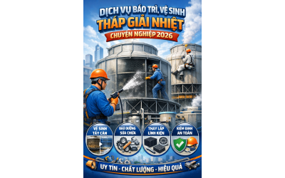Dịch Vụ Bảo Trì, Vệ Sinh Tháp Giải Nhiệt Chuyên Nghiệp 2026