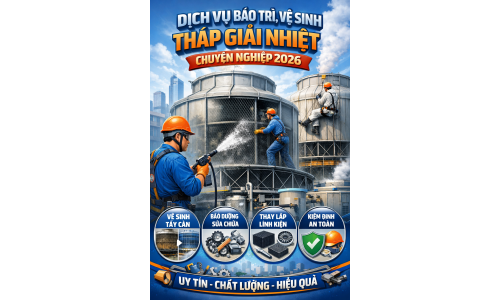 Dịch Vụ Bảo Trì, Vệ Sinh Tháp Giải Nhiệt Chuyên Nghiệp 2026